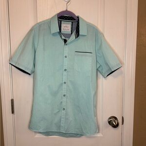 Aqua Short Sleeve Casual Shirt